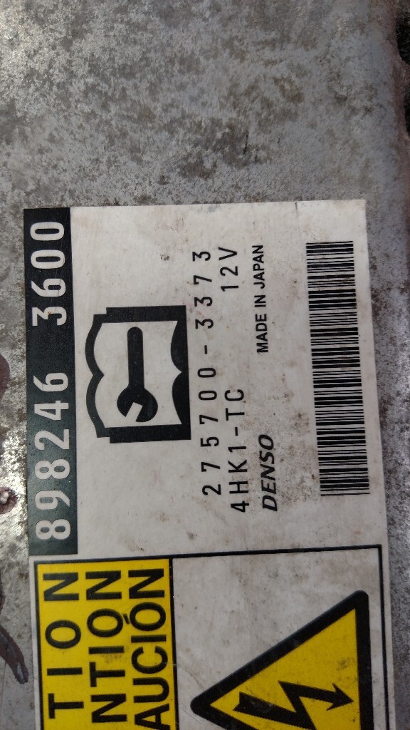 ISUZU NQR Electronic Engine Control Module OEM 275700 3373 In