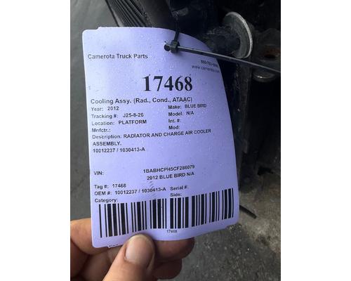 BLUE BIRD N/A Cooling Assy. (Rad., Cond., ATAAC)