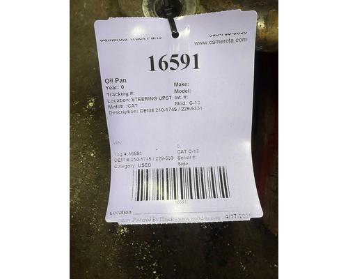 CAT C-13 Oil Pan