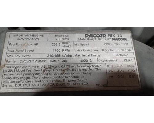 Cummins MX13 12.9L Engine Assembly
