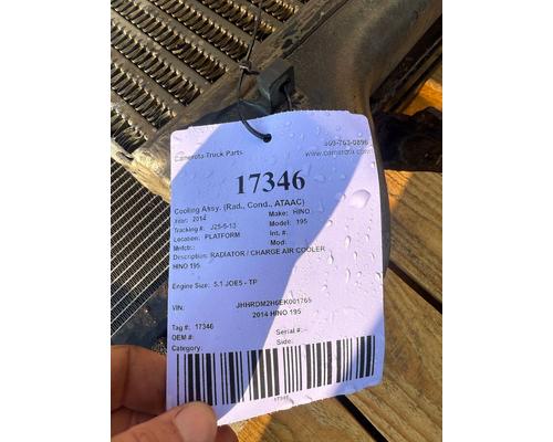 HINO 195 Cooling Assy. (Rad., Cond., ATAAC)