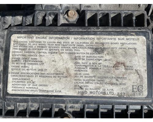 Hino J05E-TP Engine Assembly