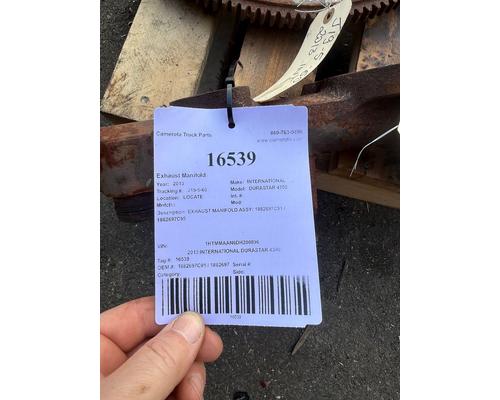 INTERNATIONAL DURASTAR 4300 Exhaust Manifold