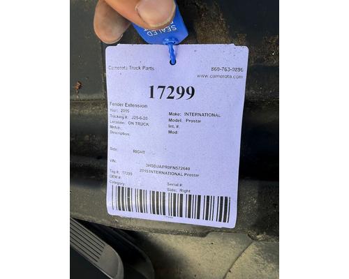 INTERNATIONAL Prostar Fender Extension