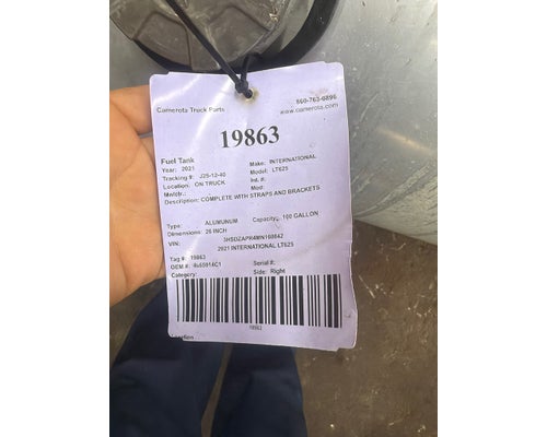 INTERNATIONAL Prostar Fuel Tank