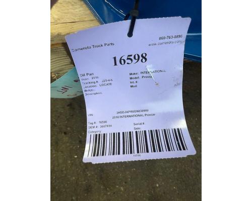 INTERNATIONAL Prostar Oil Pan