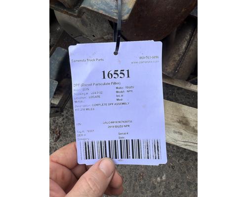 ISUZU NPR DPF (Diesel Particulate Filter)