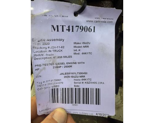 Isuzu 4HK1TC Engine Assembly