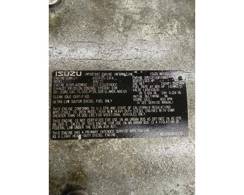 Isuzu 4HK1TC Engine Assembly