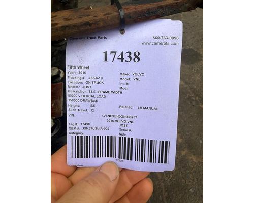 JOST VNL Fifth Wheel