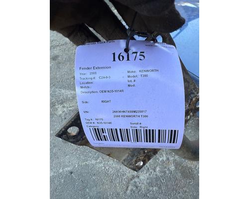 KENWORTH T300 Fender Extension