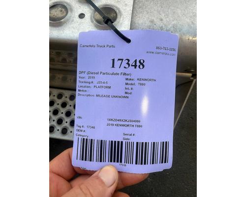 KENWORTH T880 DPF (Diesel Particulate Filter)