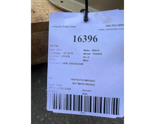 MACK RD688S Oil Pan