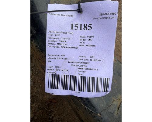 MERITOR MD2014X Axle Housing (Front)