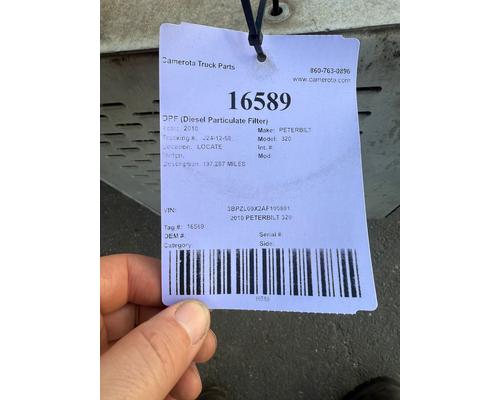 PETERBILT 320 DPF (Diesel Particulate Filter)