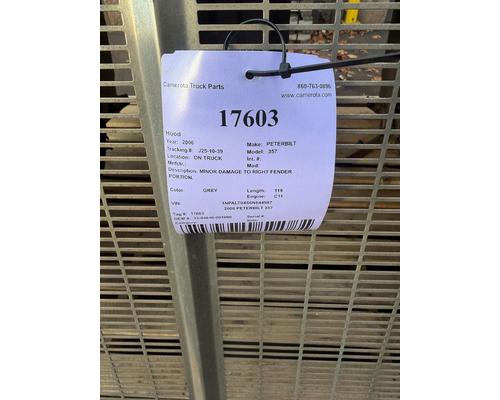 PETERBILT 357 Hood
