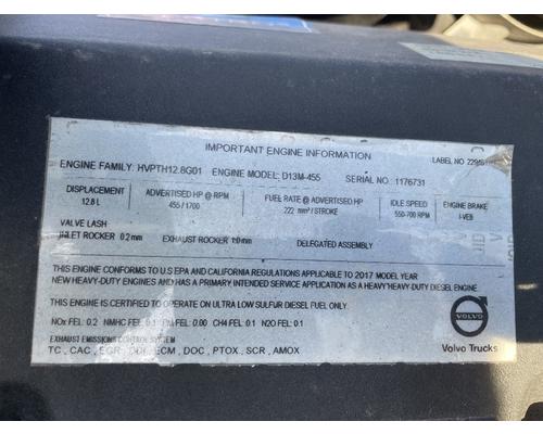 Volvo D13M-455 Engine Assembly
