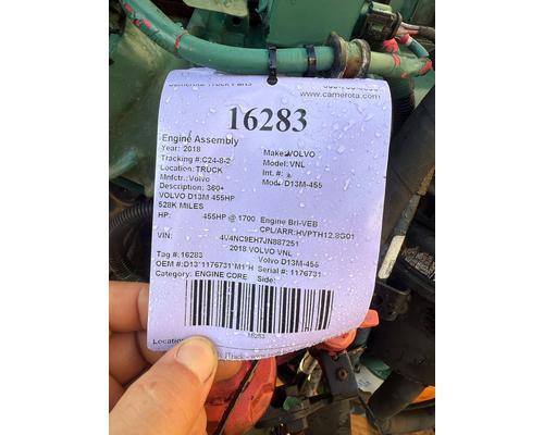 Volvo D13M-455 Engine Assembly