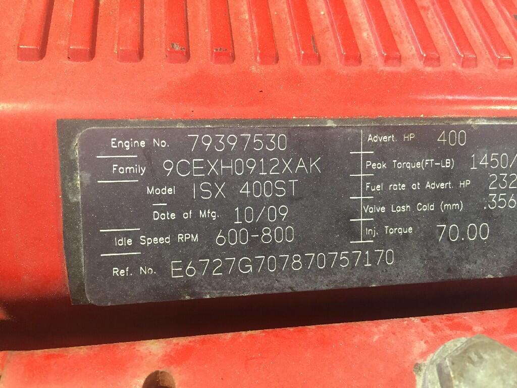 cummins isx serial number location