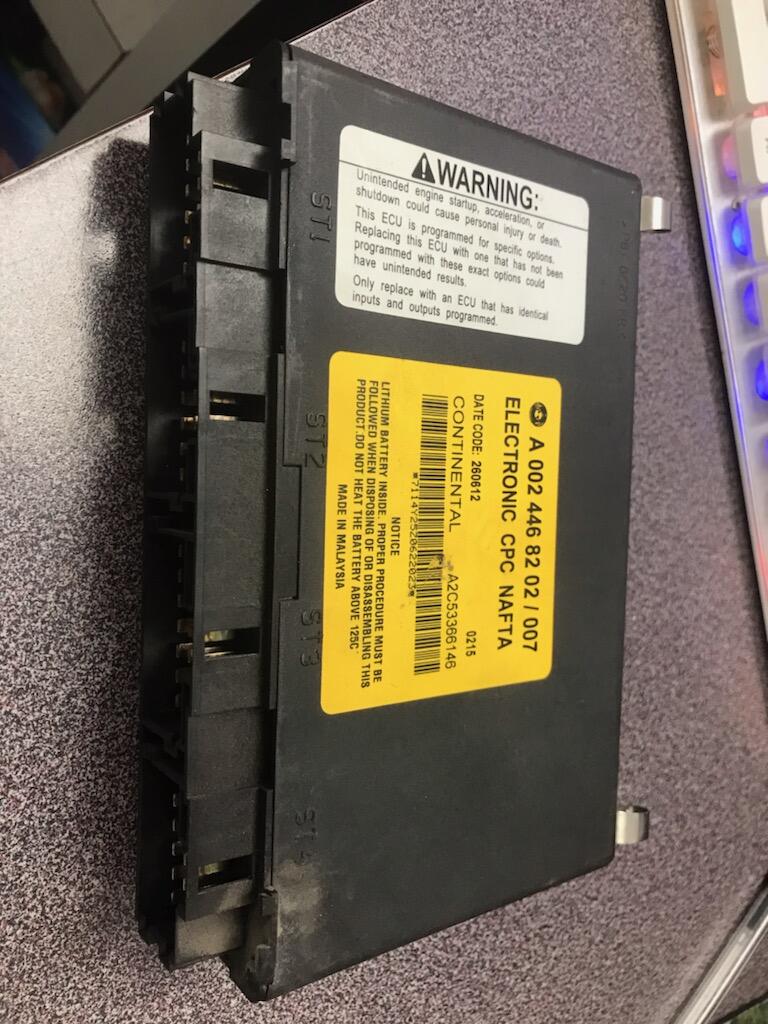 FREIGHTLINER CAB CONTROL MODULE Electronic Chassis Control Modules in