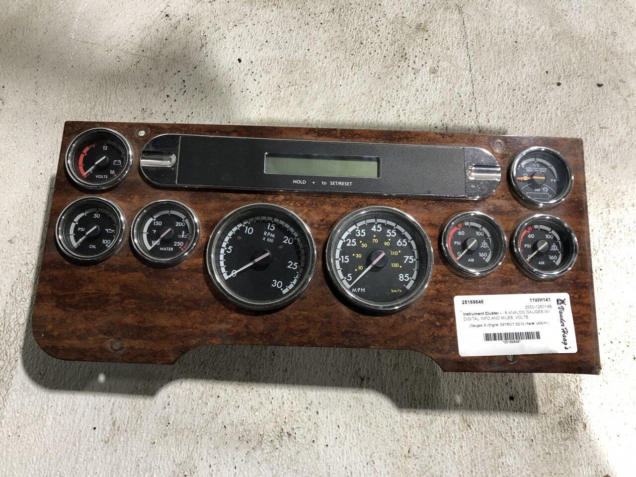 Freightliner CASCADIA Instrument Cluster in Spencer, IA 25169646