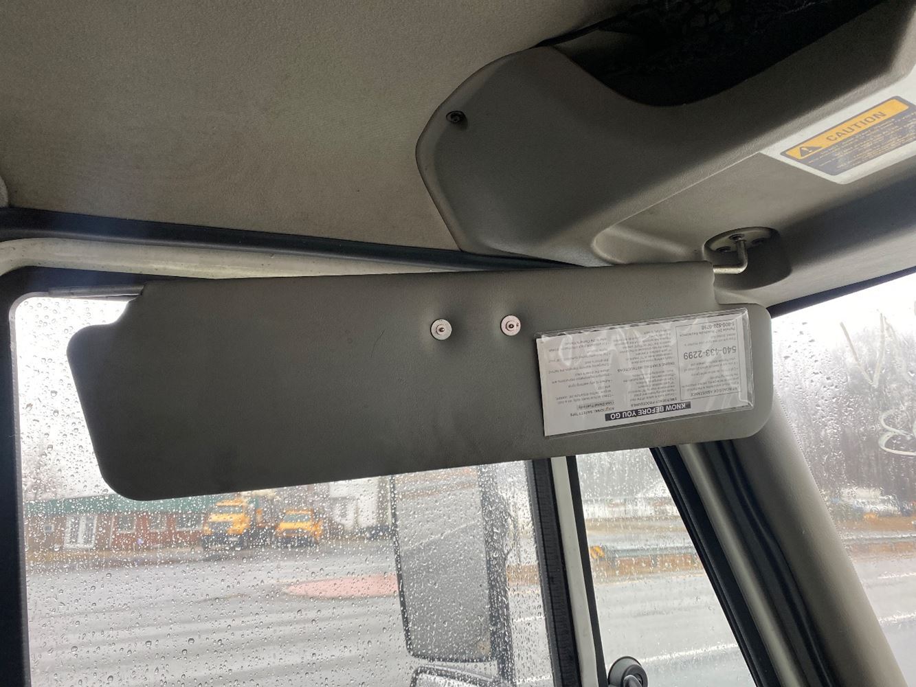 international 4300 visor