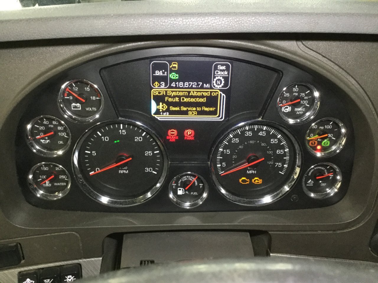 Kenworth T680 Instrument Cluster OEM# Q43113311105 in Des Moines, IA ...