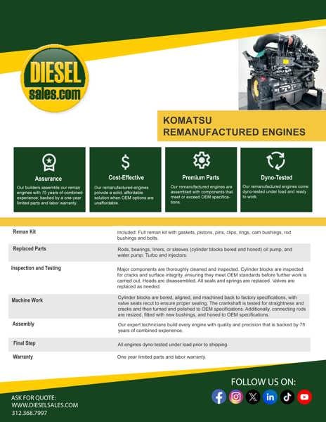 Used Heavy Equipment Part