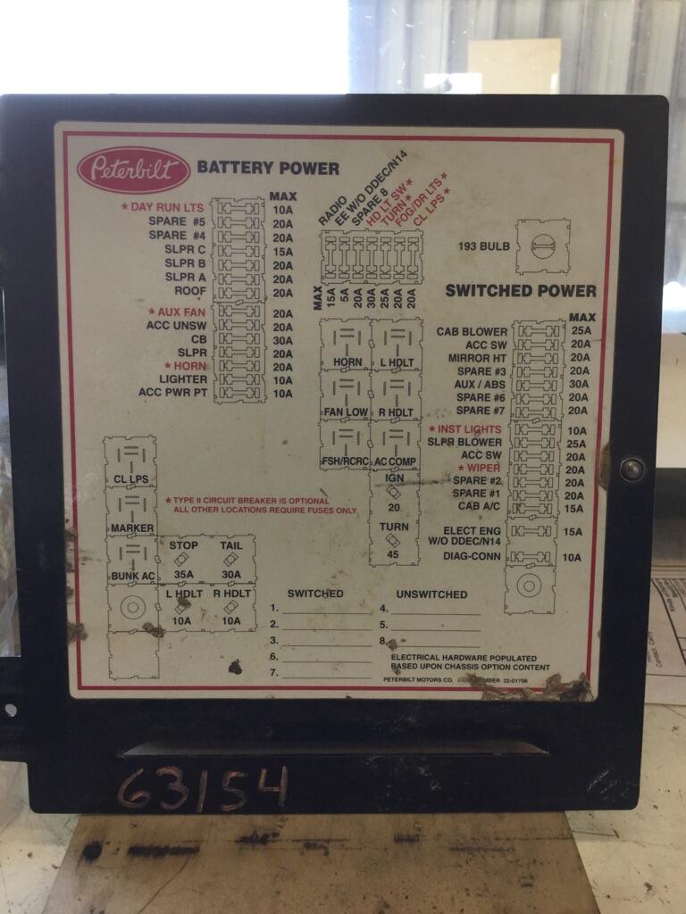 2005 Peterbilt 379 Fuse Box Wiring Diagram Electrical Global Electrical Global Navicharters It