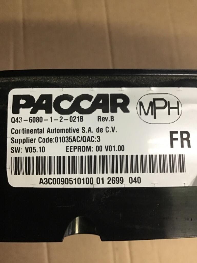 PETERBILT 579 GAUGE CLUSTER OEM Q43608012021B in Wykoff, MN 2165100