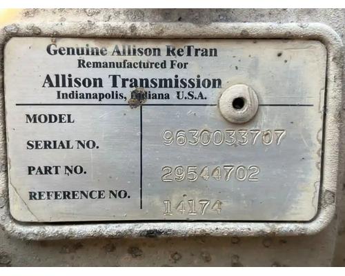  Allison 1000 SERIES Transmission Assembly #