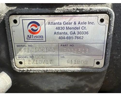  Allison 1000 SERIES Transmission Assembly #