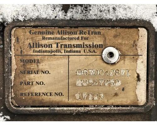  Allison 1000 SERIES Transmission Assembly #