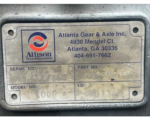  Allison 1000HS Transmission Assembly #