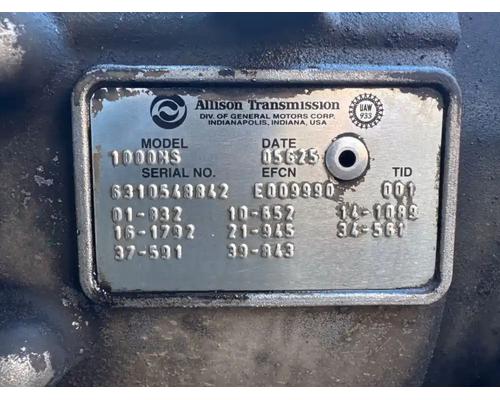  Allison 1000HS Transmission Assembly #