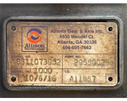  Allison 1000HS Transmission Assembly #