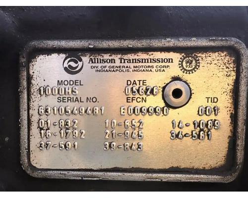  Allison 1000HS Transmission Assembly #