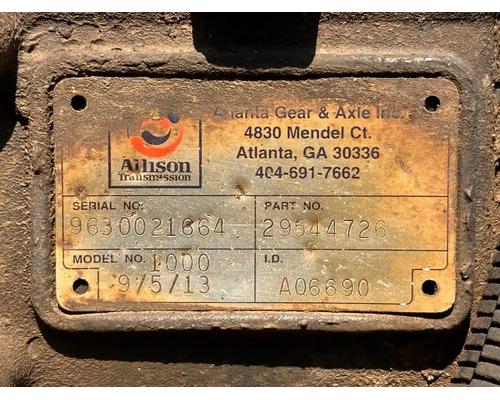 Allison 1000 Transmission Assembly # Allison 1000 Transmission Assembly #