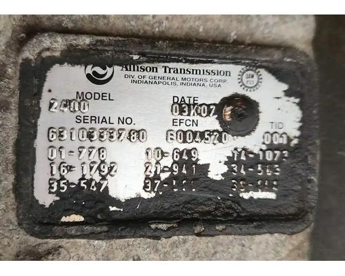  Allison 2400 Transmission Assembly #