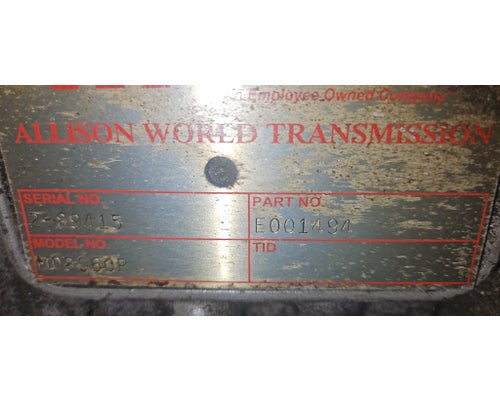 ALLISON 3000 SERIES  Transmission Assembly