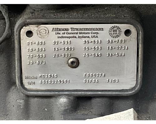  Allison MD3060P Transmission Assembly #