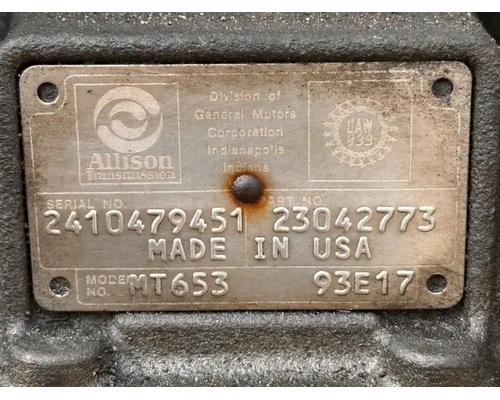  Allison MT653 Transmission Assembly #