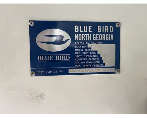 BLUE BIRD COMMERCIAL BUS Rebuilders