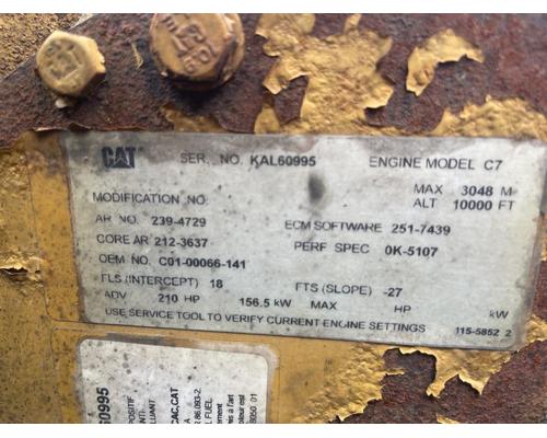  Caterpillar C7 Engine Assembly #