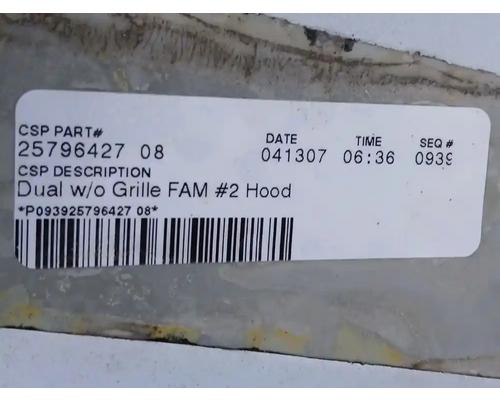  Chevrolet C5500 Hood #