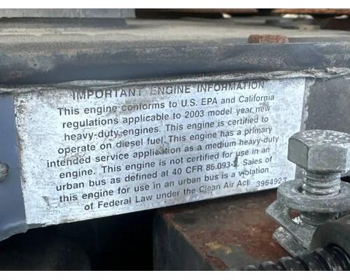  Cummins ISC Engine Assembly #