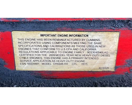  Cummins ISL Engine Assembly #