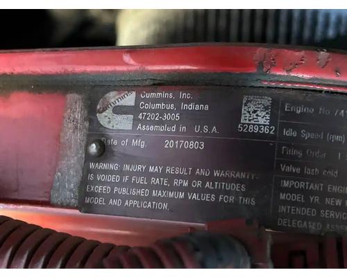  Cummins ISL Engine Assembly #