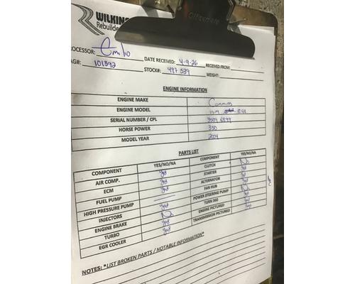 CUMMINS ISM EGR Engine Assembly