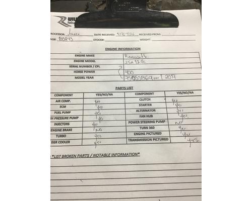 CUMMINS ISX12-G Engine Assembly